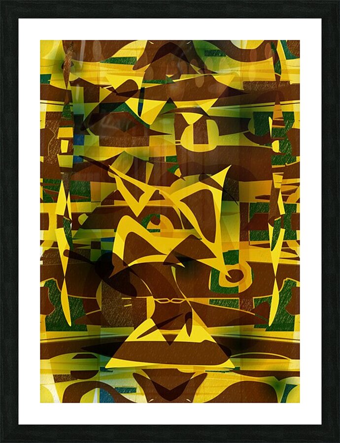 Brown Cow Comp 5 Picture Frame print