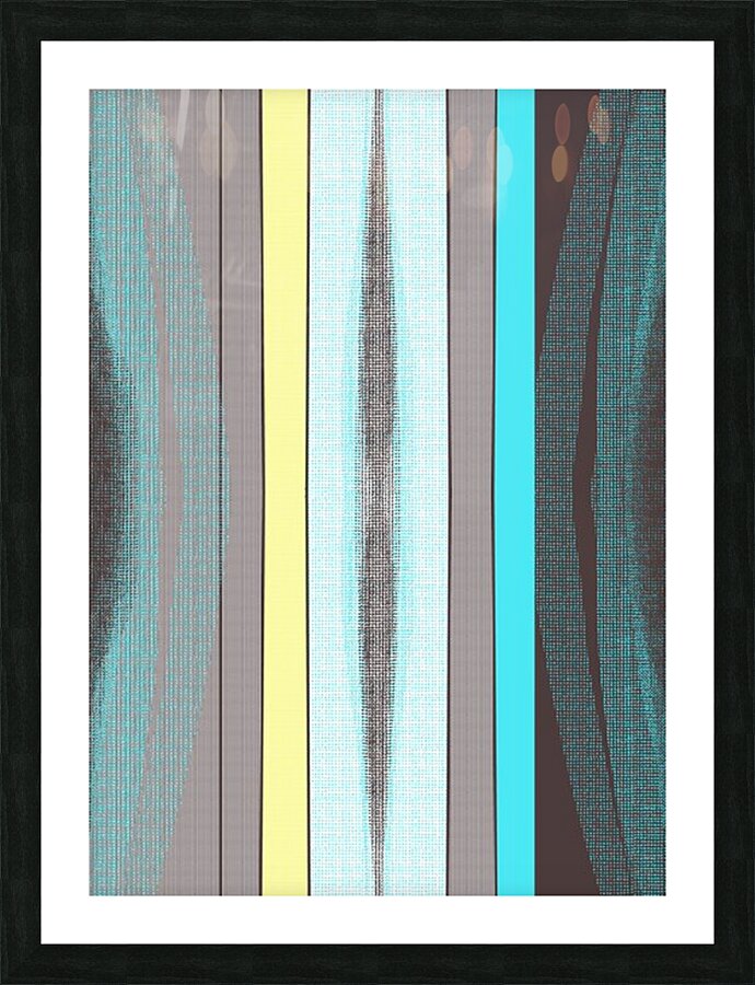 MochaMadness comp stripes 2 TL Picture Frame print