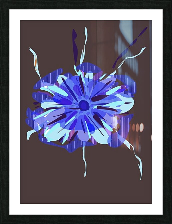 Purp 34 SL Picture Frame print