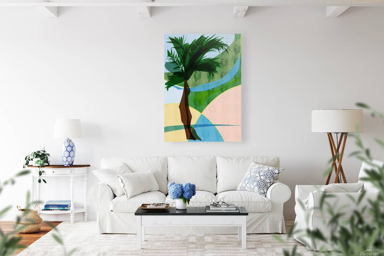 Windswept palm Reproduction