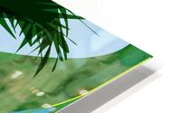 Windswept palm HD Metal print