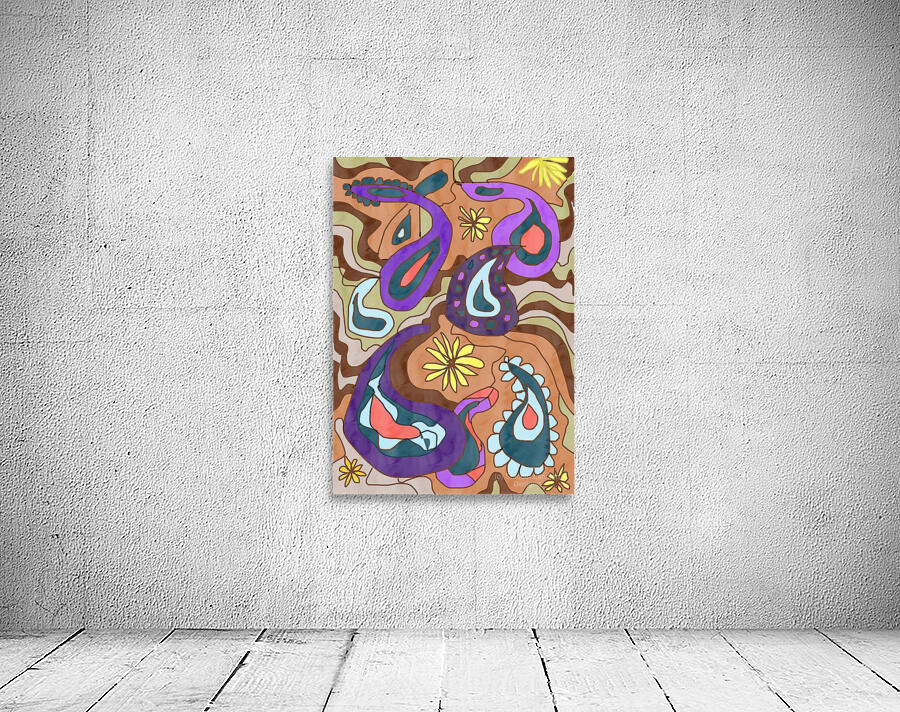 PsychePaisley Wall Preview