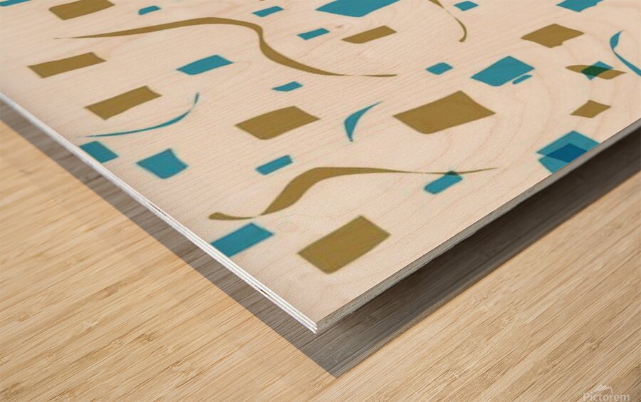 FIBONA COMP. 7 Wood print