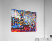 Blue Cat Acrylic Print