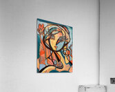 Lady With Flower Acrylic Print