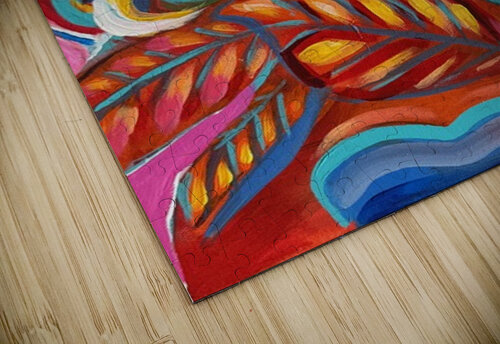 Cat Lady and Leaves Dama Mora puzzle