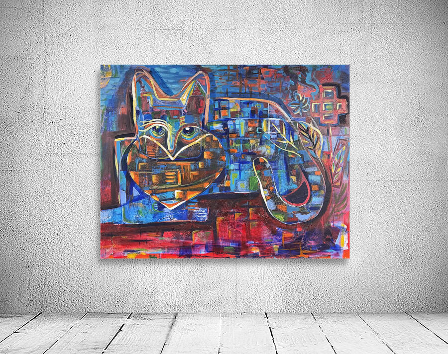 Blue Cat Wall Preview