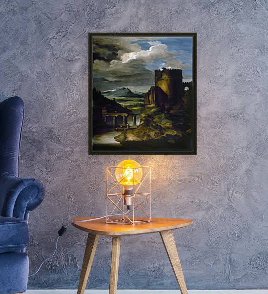 Paysage italien au tombeau by Theodore Gericault