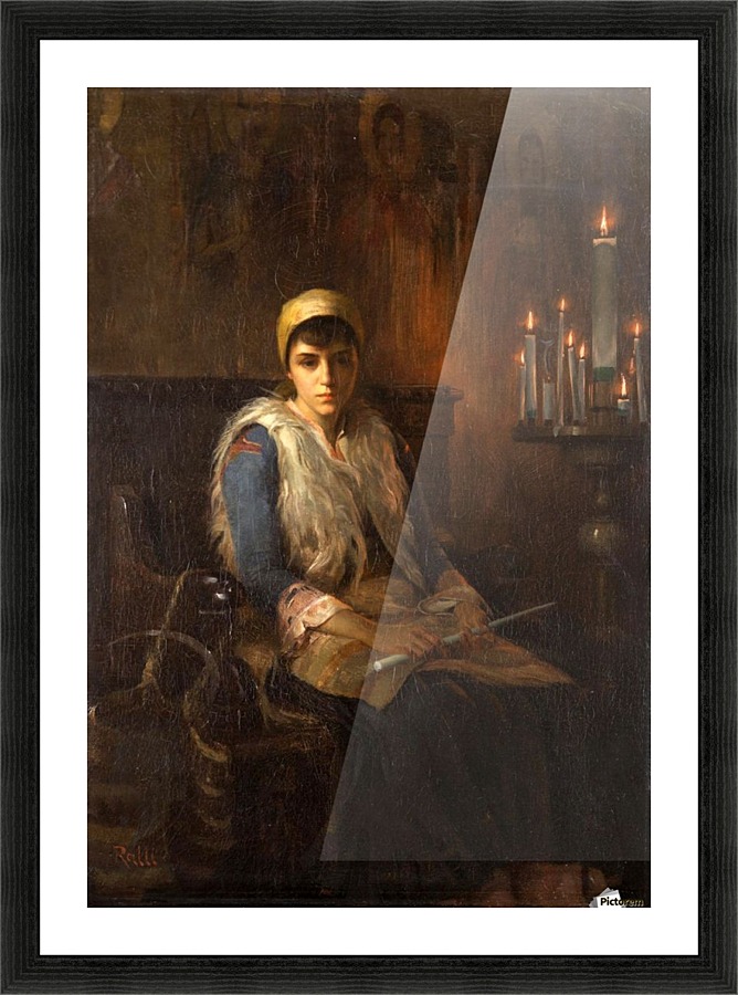 Candles Theodoro Picture Frame print