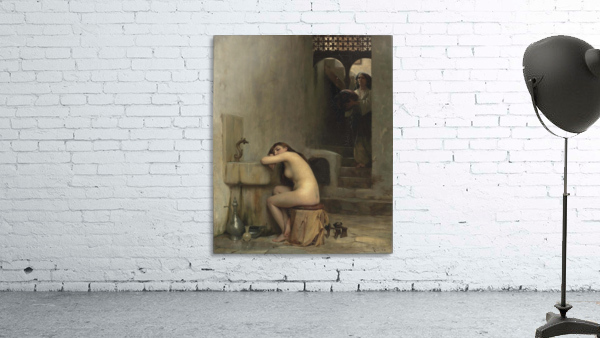 Repos au bain Wall Preview