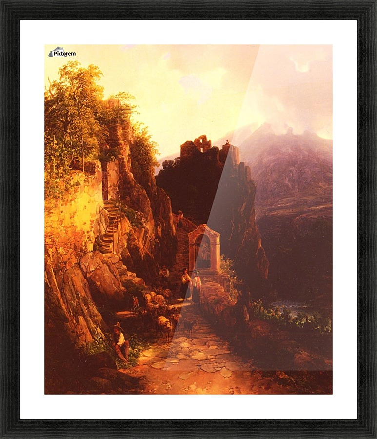 Alpin Landschaft Picture Frame print