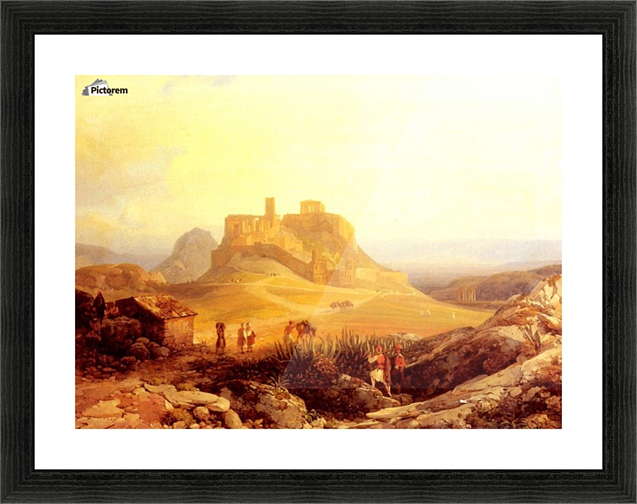 The Acropolis Athens Picture Frame print