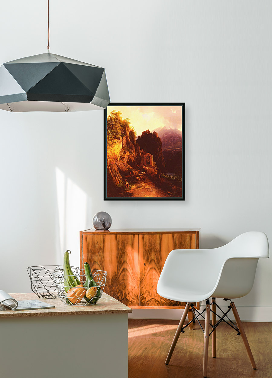 Alpin Landschaft Reproduction