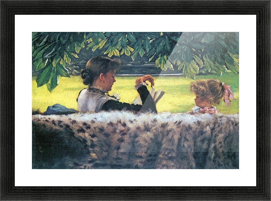 A story read Picture Frame print