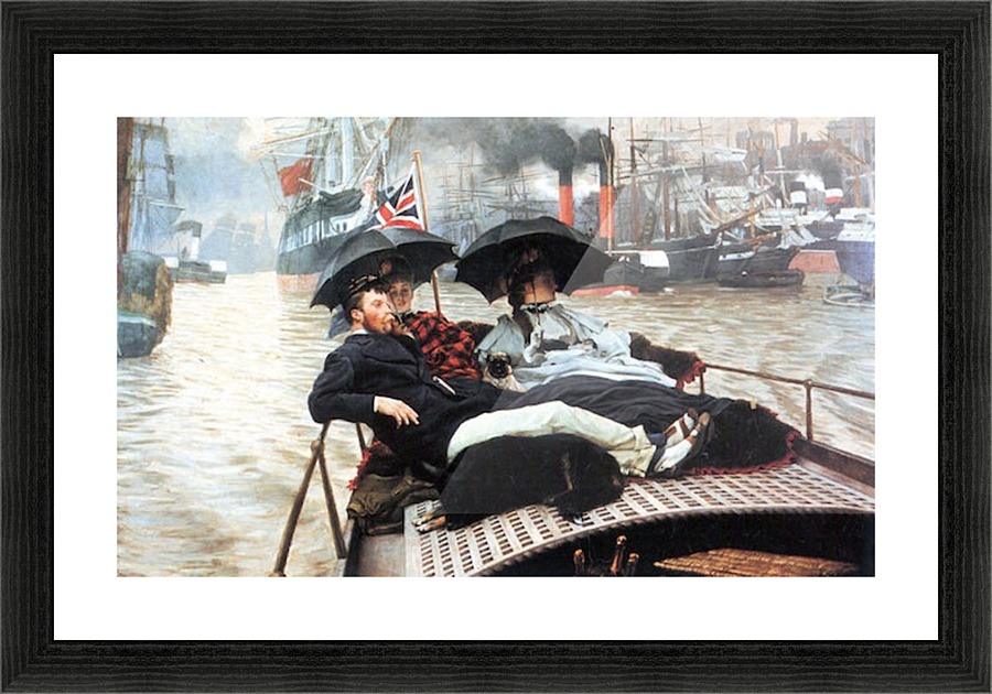 The Thames Picture Frame print