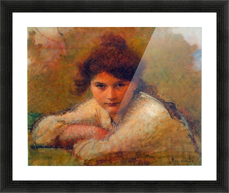 Three Women Picture Frame print