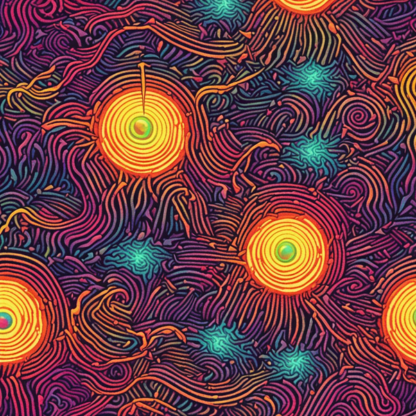 Graphic Design Psychedelic Digital Download