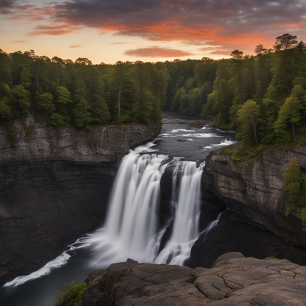 Dusk Sky Forest Falls Digital Download
