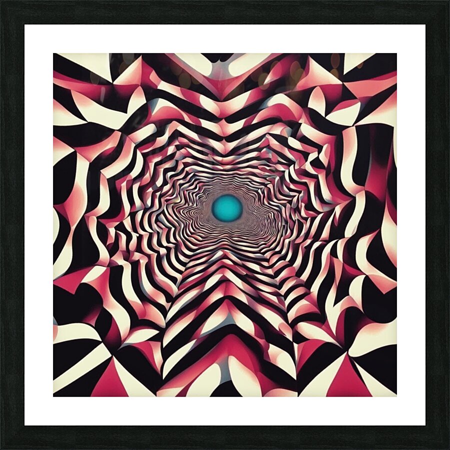 Psychedelic Tunnel Picture Frame print