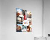 Believe Vision Board Acrylic Print