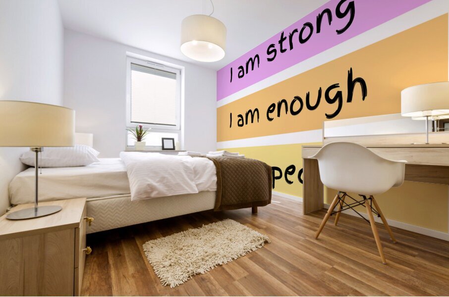 I am Mural print
