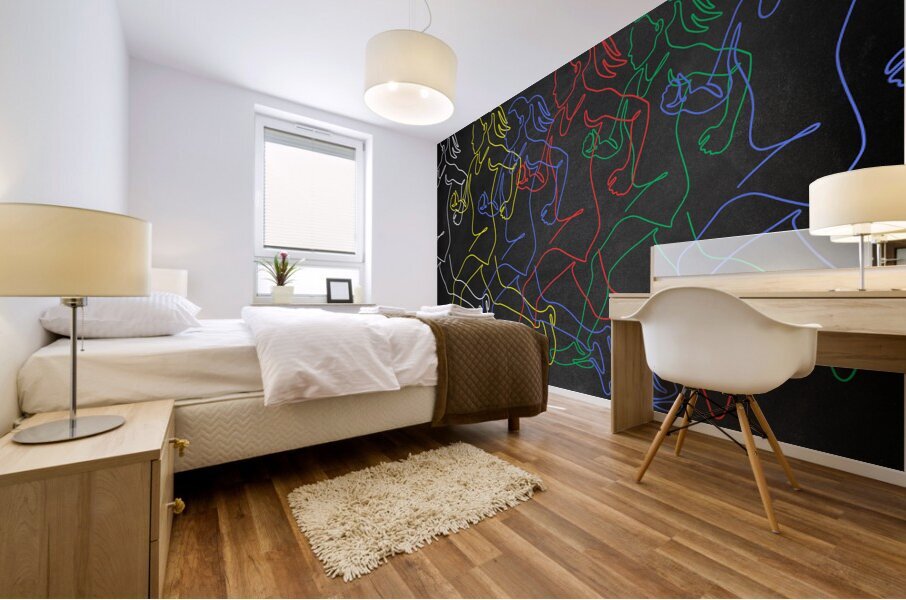 RUNNERS Mural print