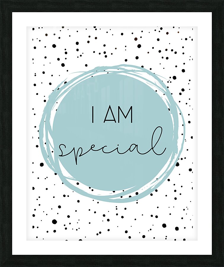 I AM Special Picture Frame print