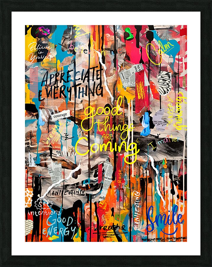 Good Things Are Coming Picture Frame print