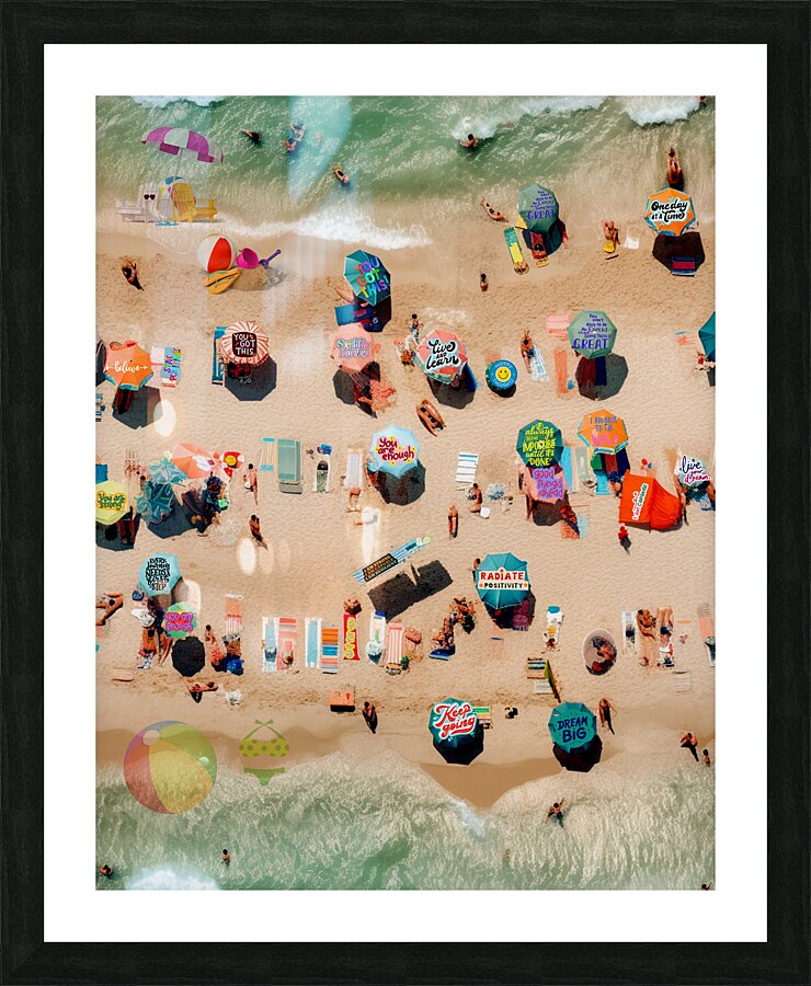 Beach Vibes Picture Frame print