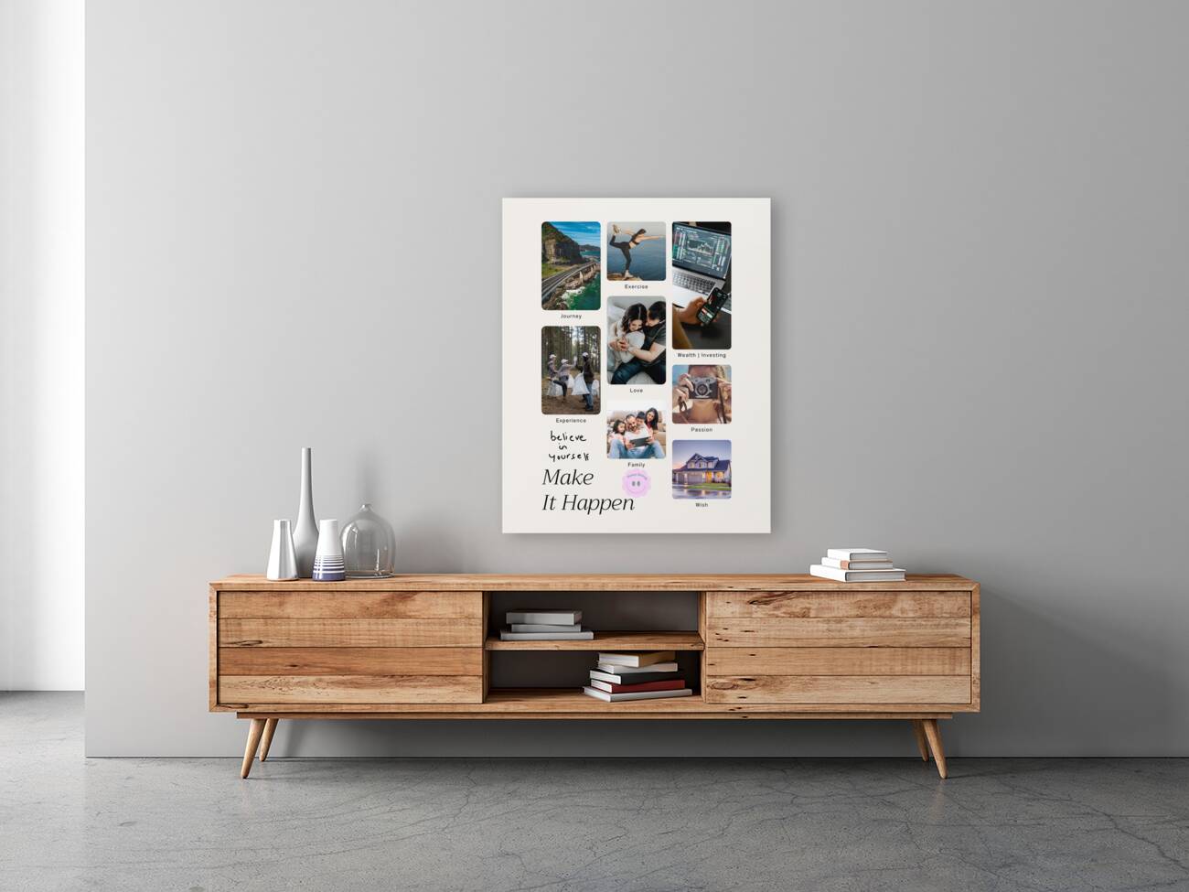 Make it happen vision board Reproduction