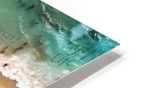 Message In The Sand HD Metal print