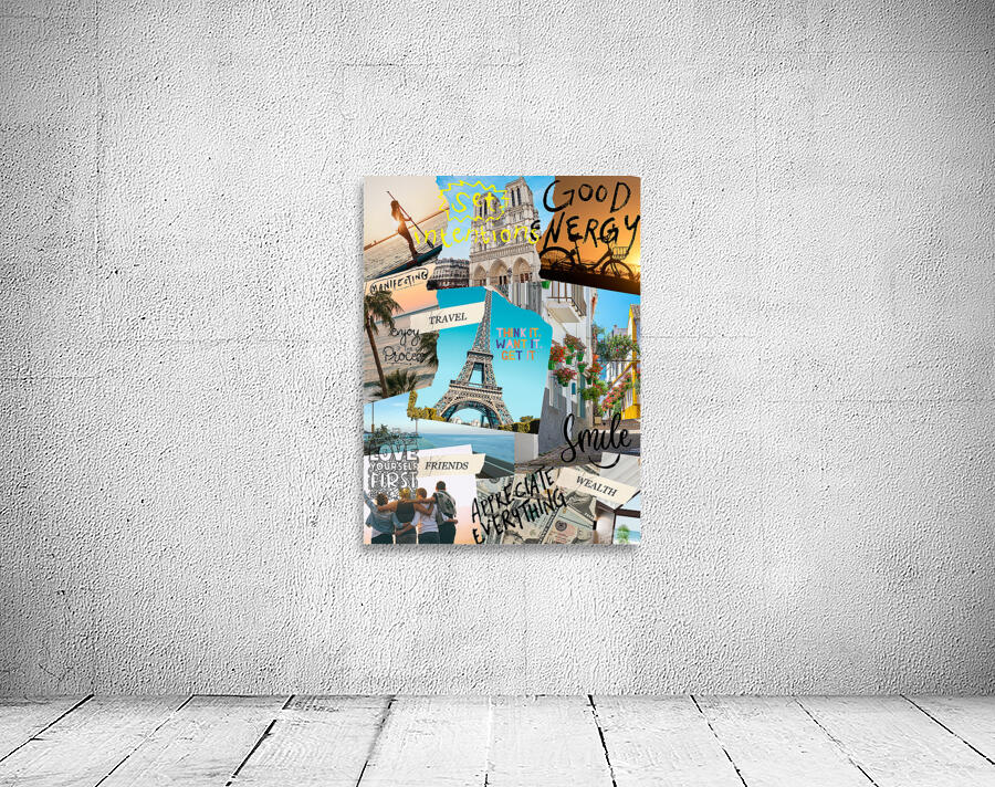 Set Intentions Vision Board Wall Preview