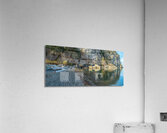 Rock formations and driftwood line the shore of Watmough Bay on  Lopez Island Washington USA Acrylic Print