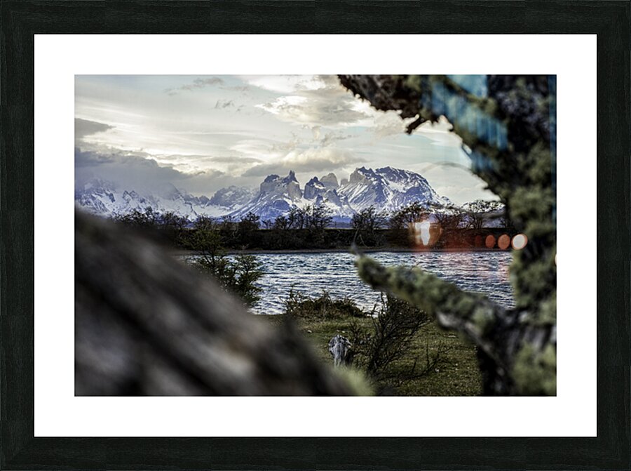 Cold Horizon Picture Frame print