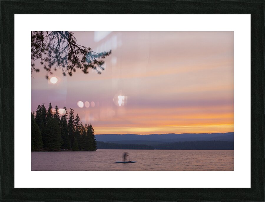 Evening Paddle Picture Frame print