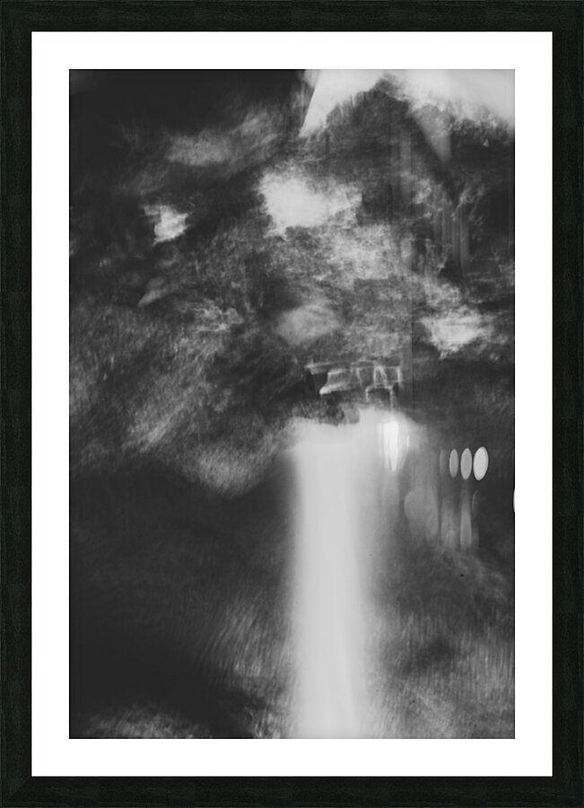 Icicles Picture Frame print