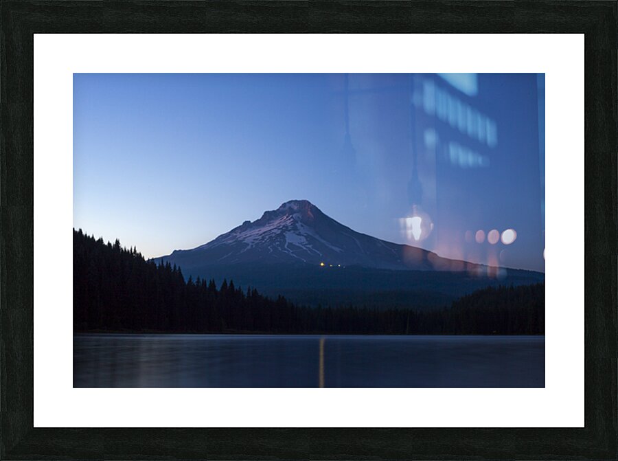 Deep Blue Picture Frame print