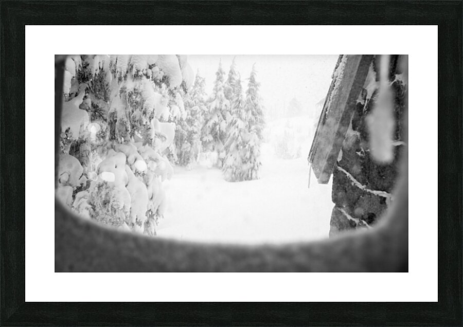 Frosty Picture Frame print