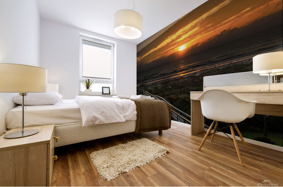 A St. Augustine Beach Sunrise Mural print