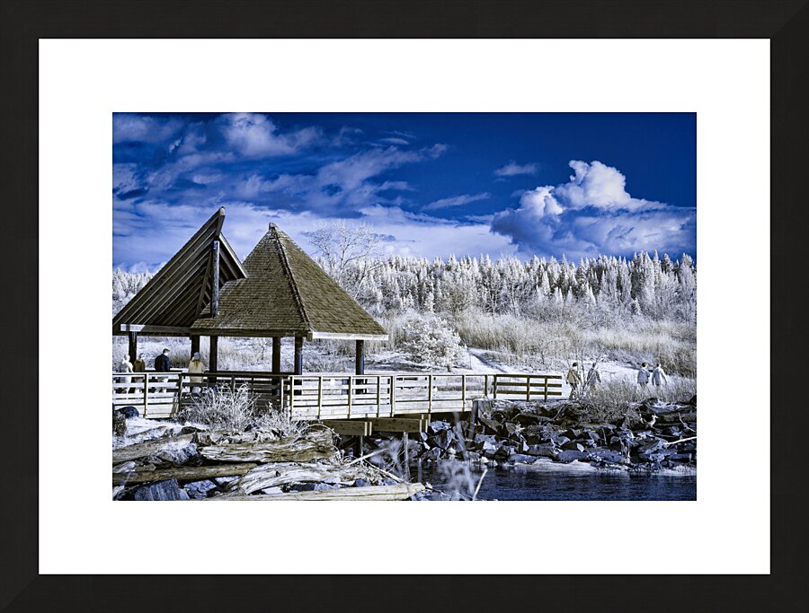 The Gazebo 2 Picture Frame print