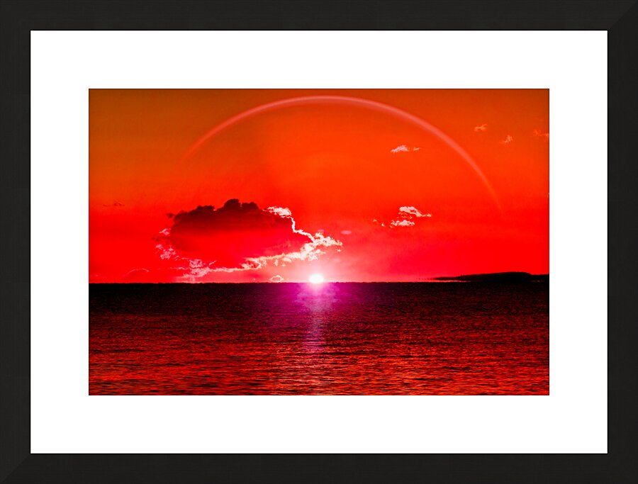 Full Light Spectrum Of Goose Spit Sunrise 2 Picture Frame print