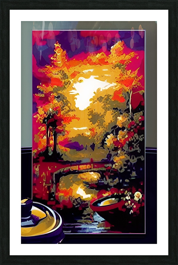 Evening light.  Picture Frame print