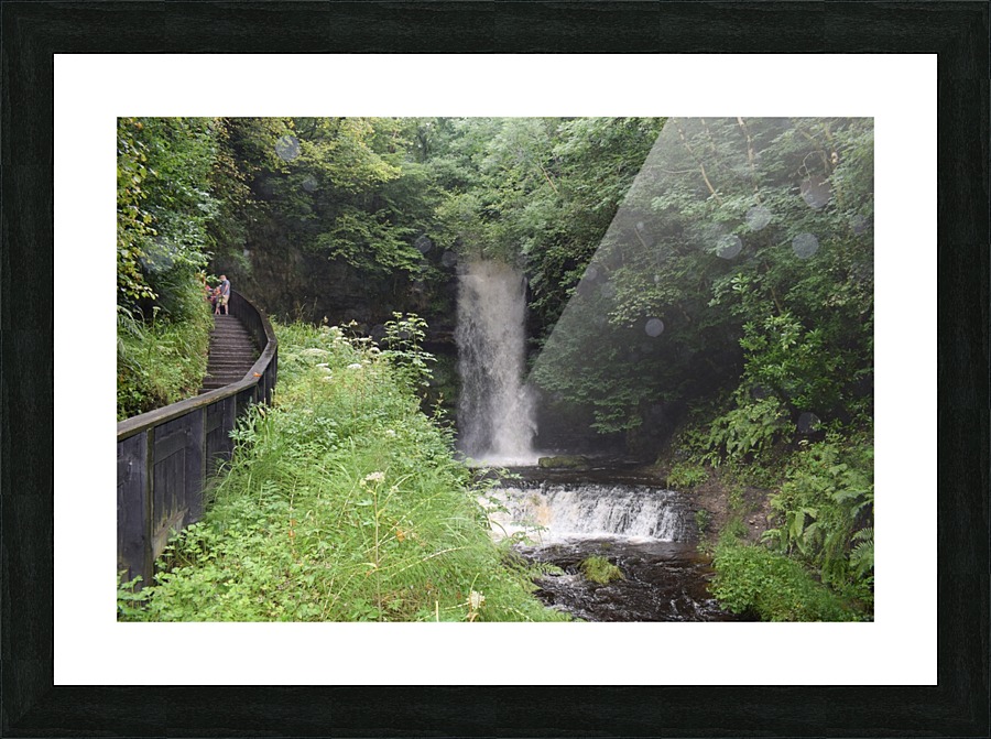 GLENCAR WATERFALL Picture Frame print