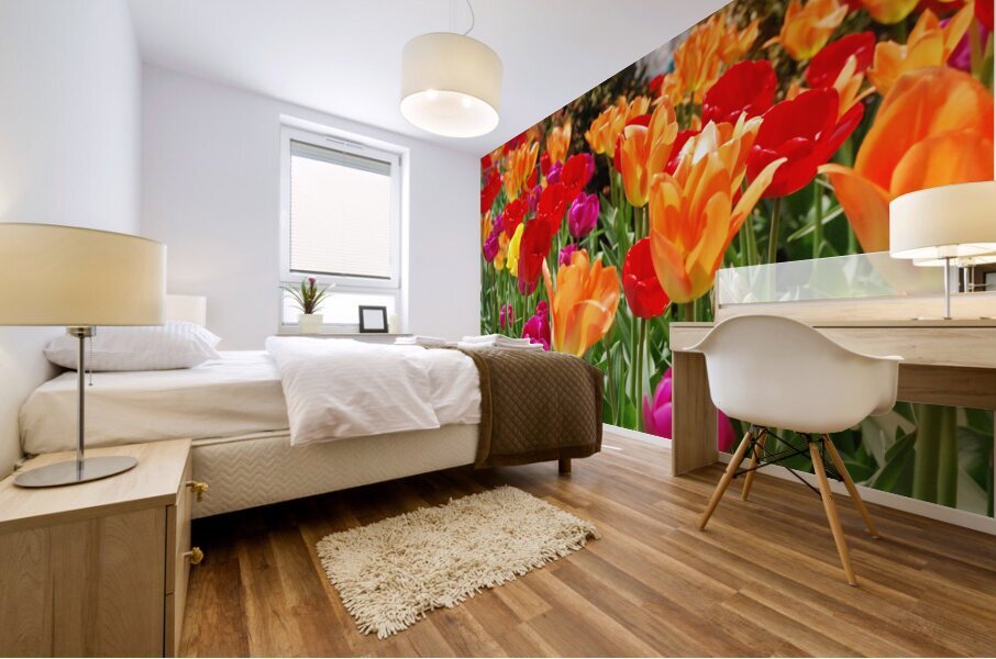 Tulips Mural print
