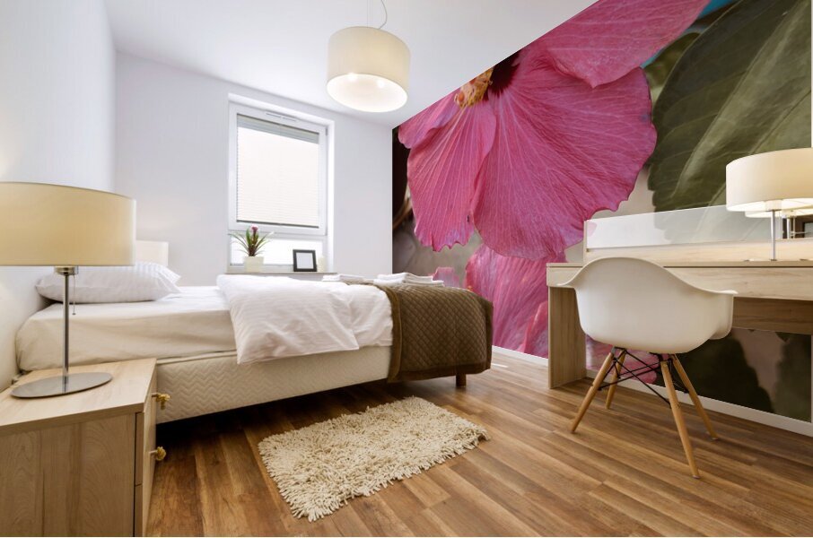 Hibiscus Flower Mural print