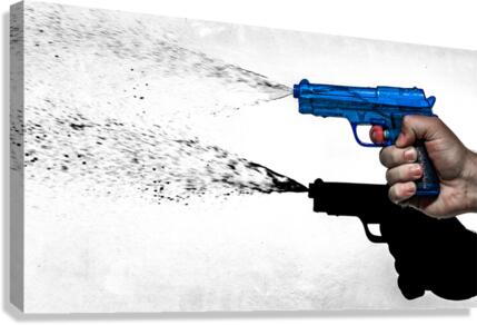 Water Pistol Canvas Print