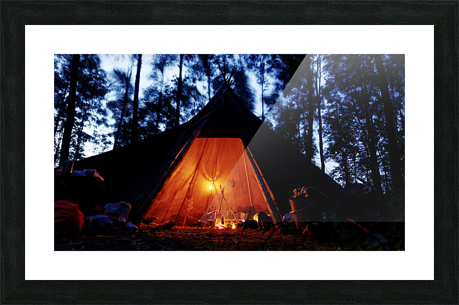 Teepee Picture Frame print