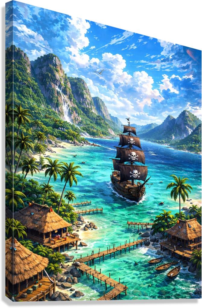 Pirate Paradise Canvas Print