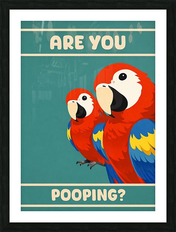 Parrot Protocol Picture Frame print