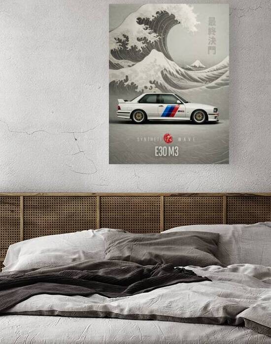 Epic Fusion: E30 M3 Meets The Great Wave by khalid